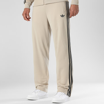 Adidas Originals - Pantalon Jogging A Bandes Firebird TP KE6679 Beige Noir