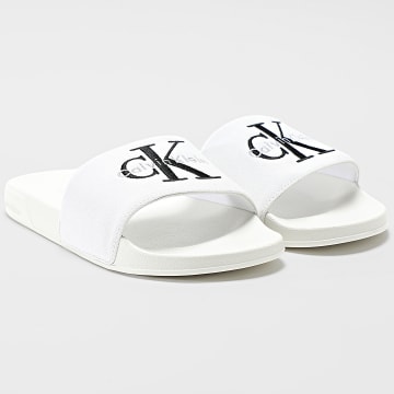 Calvin Klein - Essential Slide CV 1393 Triple Bright White Sandals