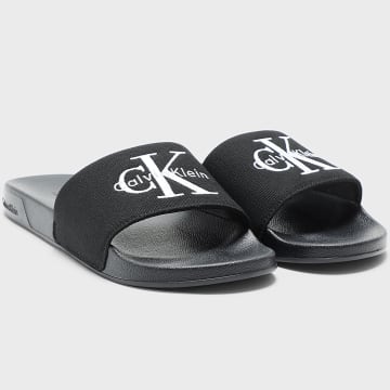 Calvin Klein - Claquettes Essential Slide CV 1393 Triple Black