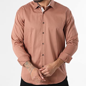 Classic Series - Camisa de manga larga 113 Marrón claro
