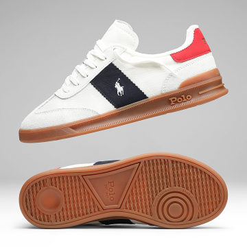 Polo Ralph Lauren - Zapatillas Heritage Aera Blanco Marino