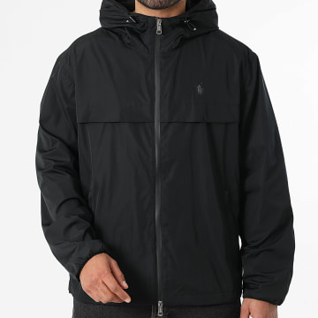 Polo Ralph Lauren - Coupe-Vent Capuche Zippé Original Player Noir