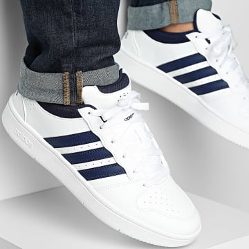 Adidas Sportswear - Baskets Hoops Classic KI1058 Footwear White Dark Blue Orbit Grey
