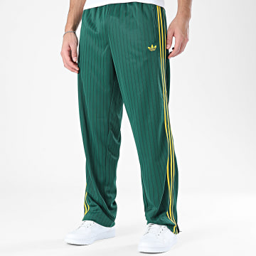 Adidas Originals - Pantalon Jogging A Bandes Firebird KE3456 Vert Jaune