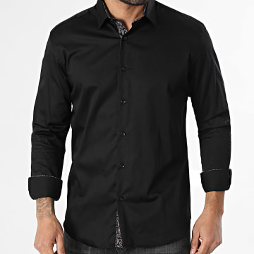 Classic Series - Camisa de manga larga 113 Negro