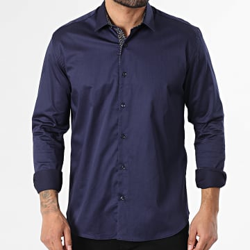 Classic Series - Camisa de manga larga 113 Azul Marino