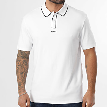 HUGO - Polo Manches Courtes Dalumo 50553045 Blanc