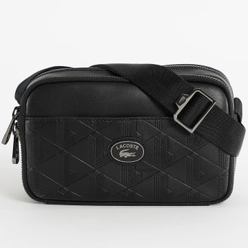 Lacoste - Sacoche Cuir The Blend Noir