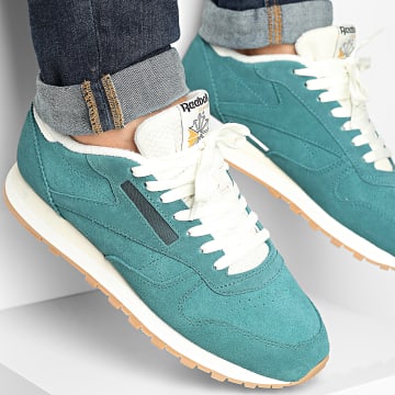 Reebok - Baskets Classic Leather 100230511 Teal Chalk