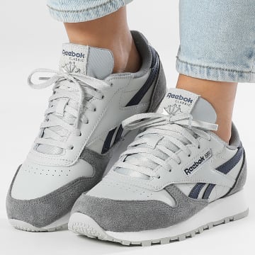 Reebok - Baskets Femme Classic Leather 100224429 Grey Blue