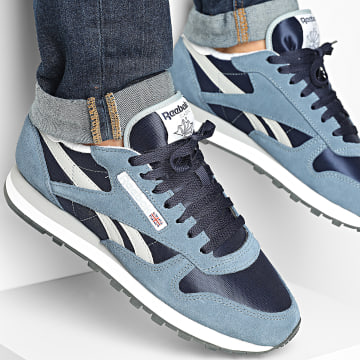 Reebok - Baskets Classic Leather 100230514 Navy Blue Grey