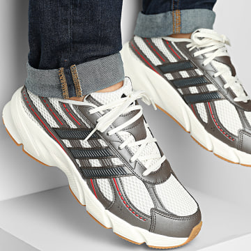 Adidas Sportswear - Baskets Technochaos 2000 HQ7283 Core White Trace Grey Metallic Better Scarlet