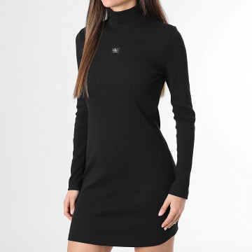 Calvin Klein - Langarmkleid Damen 204G Schwarz