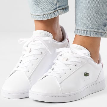 Lacoste - Baskets Femme Carnaby Set 1263 White Light Pink