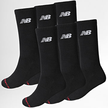 New Balance - Pack of 6 Pairs of Socks LAS51296 Black Red White