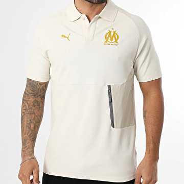 Puma - Polo Manches Courtes OM Pumatech 781567 Beige