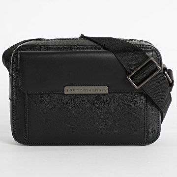Tommy Hilfiger - Sacoche Business Leather Camera Bag 4017 Noir