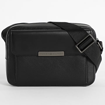 Tommy Hilfiger - Sacoche Business Leather Camera Bag 4017 Noir