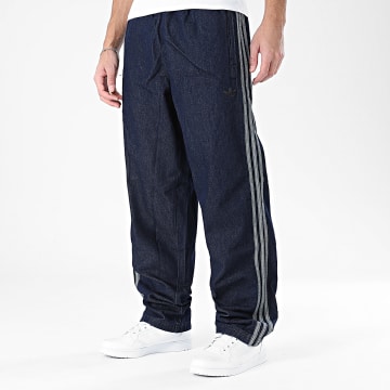 Adidas Originals - Vaquero con bandas Loose Fit Denim JX6459 Azul Oscuro