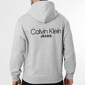 Calvin Klein - Sweat Capuche RD002 Gris Chiné
