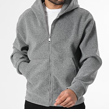 KZR - Veste Zippée Capuche 272 Gris Chiné