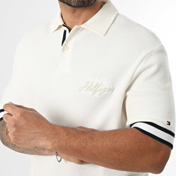 Tommy Hilfiger - Polo Manches Courtes Flatknit Classic 1620 Beige