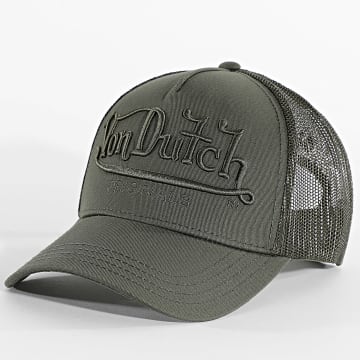 Von Dutch - Cappello Trucker Ricamo Verde Kaki