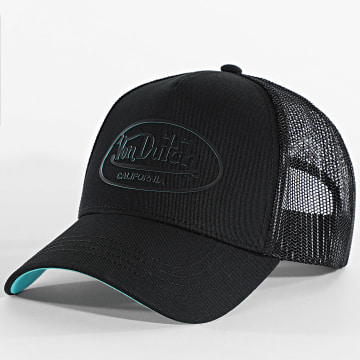 Von Dutch - Trucker Cap Log Black Blue Turquoise