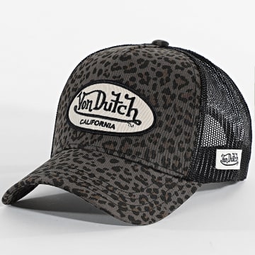 Von Dutch - Trucker Cap Bet Gray Anthracite Black Leopard