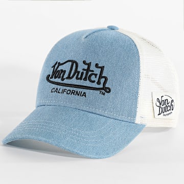 Von Dutch - Trucker Cap Ten Blue Denim White