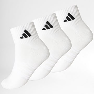 Adidas Sportswear - Lot De 3 Paires De Chaussettes Essential Ankle JZ0528 Blanc