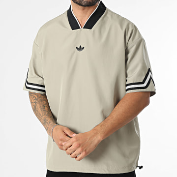 Adidas Originals - Tee Shirt Oversize Col V Shooting Top KA9350 Beige