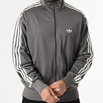 Adidas Originals - Veste Zippée A Bandes Firebird KE1645 Gris Anthracite