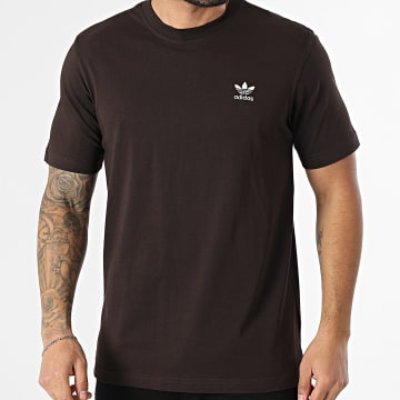 Adidas Originals - Tee Shirt Trefoil Essential KE1146 Marron Foncé