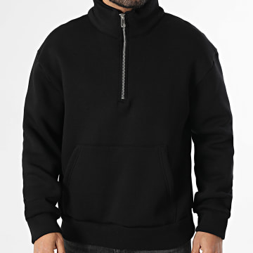 KZR - Sweat Col Zippé 273 Noir
