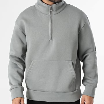 KZR - Sweat Col Zippé 273 Gris