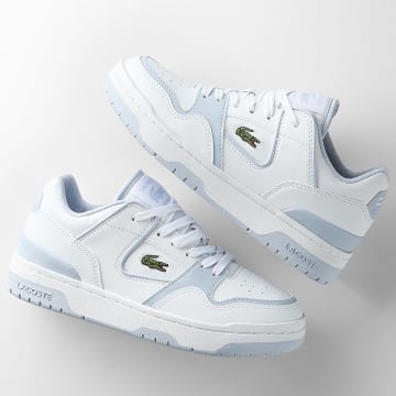 Lacoste - Zapatillas Mujer Courtcage Set 1261 Blanco Azul Claro