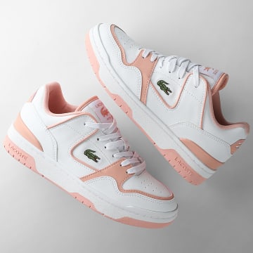 Lacoste - Zapatillas Mujer Courtcage Set 1261 Blanco Rosa
