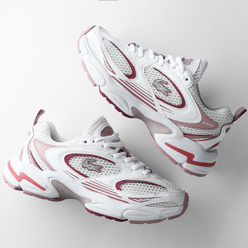 Lacoste - Zapatillas Mujer Storm 96 2K 126 Blanco Púrpura Claro