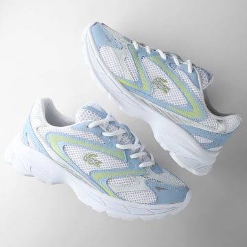 Lacoste - Zapatillas Mujer L003 Neo Shot 1264 Blanco Azul Claro