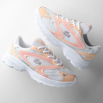 Lacoste - Zapatillas Mujer L003 Neo Shot 1264 Blanco Rosa Claro