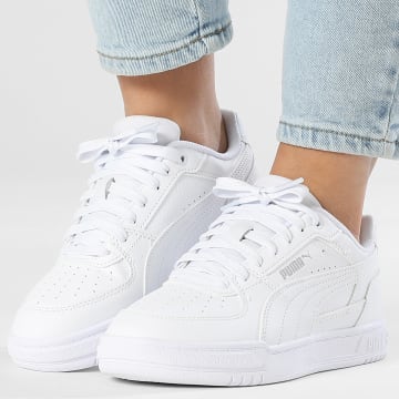 Puma - Zapatillas Mujer Caven III Jr 406235 Puma White Puma Silver