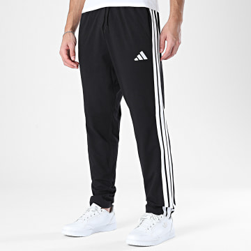 Adidas Performance - Pantalón Pantalón chándal con Bandas 3 Stripes JE6430 Negro Blanco