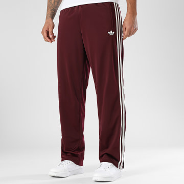 Adidas Originals - Pantalón Jogging A Bandes Firebird TP KE1651 Burdeos Blanco
