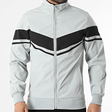 Classic Series - Chaqueta con cremallera 020 Gris Negro