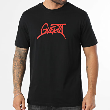 Guerta - Tee Shirt Oversize Large Guerta Noir Rouge