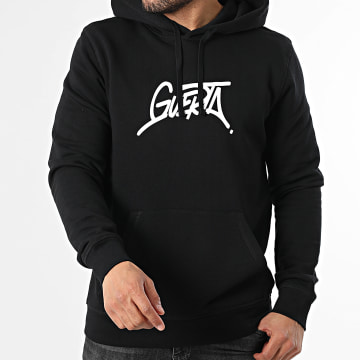 Guerta - Sweat Capuche Guerta Noir Blanc