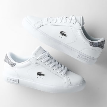 Lacoste - Zapatillas Mujer Powercourt 126 Blanco Azul