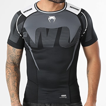 Venum - Camiseta Adrenaline Rashguards 05176 Negro Gris Antracita