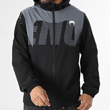 Venum - Chaqueta Zippada Capucha Adrenaline 5864 Negro Gris Antracita